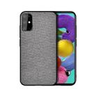 For Galaxy S20+ Shockproof Cloth Texture PC + TPU Protective Case(Grey) - 1