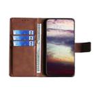 For Sony Xperia 10 IV Skin Feel Crocodile Magnetic Clasp Leather Phone Case(Brown) - 4
