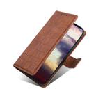 For Google Pixel 7 5G Skin Feel Crocodile Magnetic Clasp Leather Phone Case(Brown) - 3