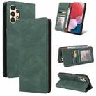 For Samsung Galaxy A13 4G Simple Suction Closure Leather Phone Case(Green) - 1