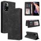 For Xiaomi Redmi Note 11 Pro 5G Simple Suction Closure Leather Phone Case(Black) - 1