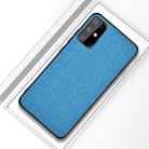 For Galaxy S20+ Shockproof Cloth Texture PC + TPU Protective Case(Blue) - 1