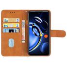 For Xiaomi Redmi Note 11SE Leather Phone Case(Brown) - 3
