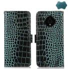 For Nokia C200 Crocodile Top Layer Cowhide Leather Phone Case(Green) - 1