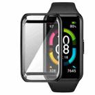 For Huawei Band 7 Full Coverage Electroplating TPU Watch Case(Black) - 1