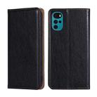 For Motorola Moto G22 Pure Color Magnetic Leather Phone Case(Black) - 1