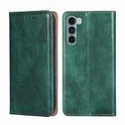 For Motorola Moto G200 5G / Edge S30 Pure Color Magnetic Leather Phone Case(Green) - 1