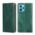 For OPPO Realme 9 Pro+ Pure Color Magnetic Leather Phone Case(Green) - 1