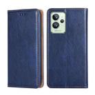 For OPPO Realme GT2 Pro Pure Color Magnetic Leather Phone Case(Blue) - 1