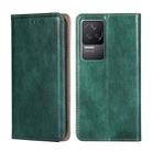 For Xiaomi Redmi K50 / K50 Pro Pure Color Magnetic Leather Phone Case(Green) - 1