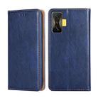 For Xiaomi Poco F4 GT / Redmi K50 Gaming Pure Color Magnetic Leather Phone Case(Blue) - 1