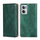 For OnePlus Nord CE 2 5G Pure Color Magnetic Leather Phone Case(Green) - 1