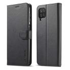 For Samsung Galaxy M33 5G LC.IMEEKE Calf Texture Leather Phone Case(Black) - 1