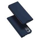 For Xiaomi 12 Lite DUX DUCIS Skin Pro Series Shockproof Leather Phone Case(Blue) - 1