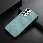 For Samsung Galaxy A23 4G Brugg Texture PU+TPU+PC Shockproof Phone Case(Light Green) - 1