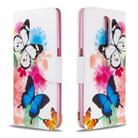 For Xiaomi Redmi K30 Colored Drawing Pattern Horizontal Flip Leather Case with Holder & Card Slots & Wallet(Butterfly) - 1