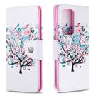 For Huawei P40 Pro Colored Drawing Pattern Horizontal Flip Leather Case with Holder & Card Slots & Wallet(Little Tree) - 1