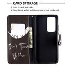 For Huawei P40 Pro Colored Drawing Pattern Horizontal Flip Leather Case with Holder & Card Slots & Wallet(Smirk) - 4