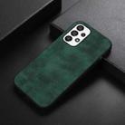 For Samsung Galaxy A53 5G Morocco Texture PU+TPU+PC Shockproof Phone Case(Green) - 1