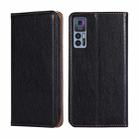 For TCL 30 5G / 30+ 5G Pure Color Magnetic Leather Phone Case(Black) - 1