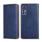 For TCL 30 5G / 30+ 5G Pure Color Magnetic Leather Phone Case(Blue) - 1