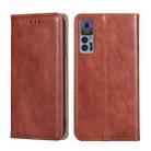 For TCL 30 5G / 30+ 5G Pure Color Magnetic Leather Phone Case(Brown) - 1