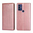 For TCL 305 / 30 SE / 306 Pure Color Magnetic Leather Phone Case(Rose Gold) - 1