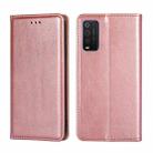 For TCL 205 Pure Color Magnetic Leather Phone Case(Rose Gold) - 1