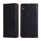 For Alcatel Axel / Lumos Pure Color Magnetic Leather Phone Case(Black) - 1