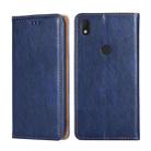For Alcatel Axel / Lumos Pure Color Magnetic Leather Phone Case(Blue) - 1