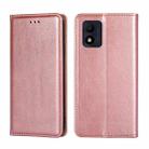 For Alcatel 1B 2022 Pure Color Magnetic Leather Phone Case(Rose Gold) - 1