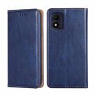 For Alcatel 1B 2022 Pure Color Magnetic Leather Phone Case(Blue) - 1