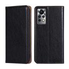 For Infinix Hot 11s X6812 Pure Color Magnetic Leather Phone Case(Black) - 1