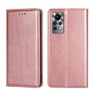 For Infinix Hot 11s X6812 Pure Color Magnetic Leather Phone Case(Rose Gold) - 1