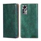 For Infinix Hot 11s X6812 Pure Color Magnetic Leather Phone Case(Green) - 1