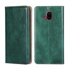 For Fujitsu Arrows F-52B Pure Color Magnetic Leather Phone Case(Green) - 1