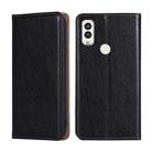 For Kyocera Android One S9 / Digno Sanga Edition Pure Color Magnetic Leather Phone Case(Black) - 1