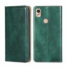 For Kyocera KY-51B Pure Color Magnetic Leather Phone Case(Green) - 1