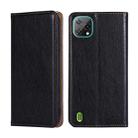 For Blackview A55 Pure Color Magnetic Leather Phone Case(Black) - 1