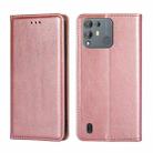 For Blackview A55 Pro Pure Color Magnetic Leather Phone Case(Rose Gold) - 1