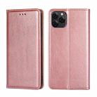 For Blackview A95 Pure Color Magnetic Leather Phone Case(Rose Gold) - 1