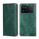 For vivo iQOO 9 Pro 5G Pure Color Magnetic Leather Phone Case(Green) - 1