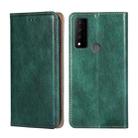 For TCL 30V 5G T781S Pure Color Magnetic Leather Phone Case(Green) - 1