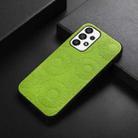 For Samsung Galaxy A53 5G Sunflower Pattern PU+TPU+PC Shockproof Phone Case(Light Green) - 1