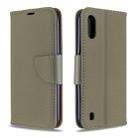 For Xiaomi Redmi K30 Litchi Texture Pure Color Horizontal Flip PU Leather Case with Holder & Card Slots & Wallet & Lanyard(Grey) - 1