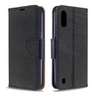 For Xiaomi Redmi K30 Litchi Texture Pure Color Horizontal Flip PU Leather Case with Holder & Card Slots & Wallet & Lanyard(Black) - 1