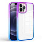 Colorful Gradient Phone Case For iPhone 11 Pro Max(Purple + Blue) - 1