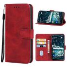 For Nokia C200 Leather Phone Case(Red) - 1