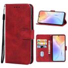 For vivo X70t Leather Phone Case(Red) - 1