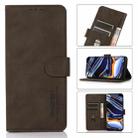 For Nokia C21 Plus KHAZNEH Matte Texture Leather Phone Case(Brown) - 1